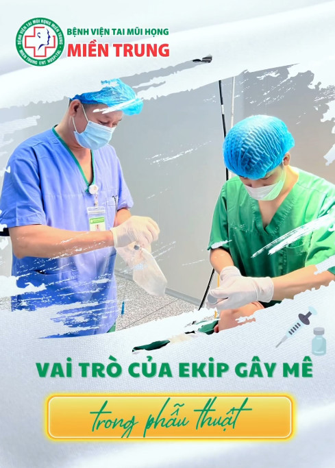 💉  TÌM HIỂU VAI TRÒ CỦA EKIP GÂY MÊ TRONG PHẪU THUẬT